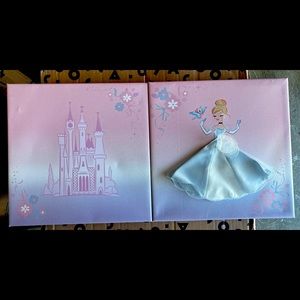 Mixed media Princess canvas